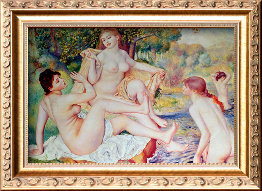 The Bathers, 1887 - Pierre Auguste Renoir Painting